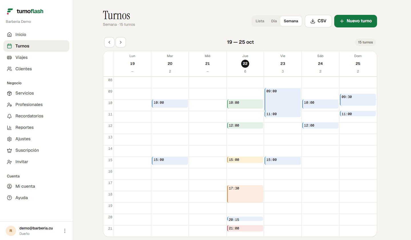 Agenda semanal